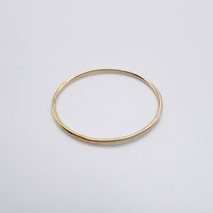 14k Solid Yellow Gold Ring Thin Band Stacking Size 6 0.7MM 585
